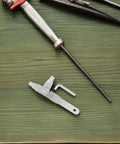 Ultimate Faucet Repair Kit And Tap Removal Tool For Plumbing Pros Fixing Damaged Valve Threads Broken Screw Extractors To Save Time On Pipe Repairs With Versatile Heavy Duty Socket Set For Home And Shop Needs Now, metal tap extractor with hex key on green wood