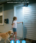 Motion Sensor LED Bulbs E26 Base Dusk To Dawn Activation Auto Light Up When Motion Is Detected At Night 8 To 16 Feet Range Turns Off After 30 To 45 Seconds Energy Efficient Long Lasting Security Lighting For Indoor Or Outdoor Use. Porch entryway with wall light
