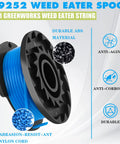 Replacement Spool For Weed Eater String 0.065 Inch 16 Ft Auto Feed Line For Cordless Trimmers Compatible With Greenworks 24V