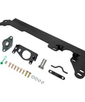 Steering Box Brace For Jeep Cherokee XJ 1984 To 2001 Steel Sector Shaft Support Powder Coated Black Solid Welded Construction Kit