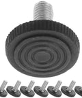 Adjustable Furniture Leveling Feet Set For Tables Chairs And Cabinets Screw In Glide Legs With Easy Install No Fuss Floor Protection And Height Adjustment Ideal For Home Or Restaurant Use Sturdy Construction, black 28x26x26 mm threaded leveling foot