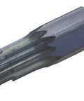 Lisle 62200 heater hose coupler remover, metal tool with serrated interior jaws (side view)