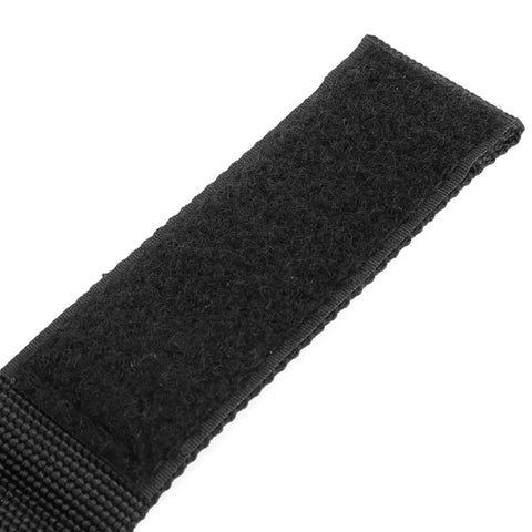 Close-up of nylon webbing on Weight Lifting Training Gloves With Premium Artificial Cattlehide Wrist Support Hand Guards For Pullups And Dumbbells