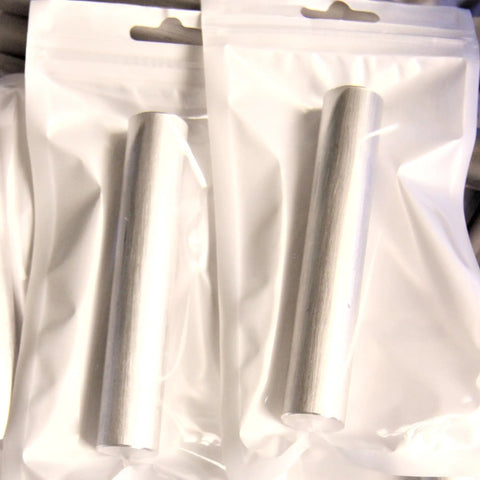 Three Piece Magnesium Fire Starter Rod Set With 99 Percent Purity, 3.5 Inch Long And 0.63 Inch Diameter, packaged in bags.