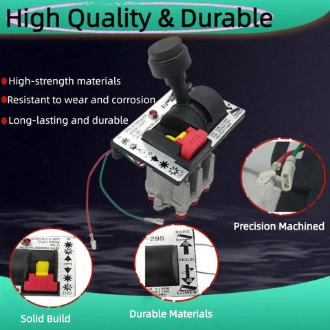 PTO Hoist Control Valve With Kickout For Dump Truck Tipper Hydraulic System Replaces AV 295 329358X shown with wiring