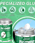 Heavy Duty PVC Pipe Glue That Bonds In Minutes Quick Dry Cement For Leak Proof Pressure Resistant Joints Waterproof Seal