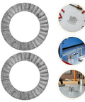 30 Pairs Tough As Nails M10 Manganese Steel Wedge Locking Washers for Bolts and Screws displayed in two layered rows.