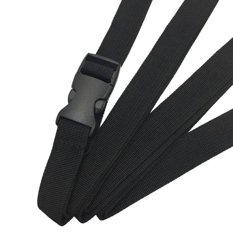 Two Pack 13 Foot Nylon Straps With Quick Release Buckle 1 Inch Wide Adjustable Heavy Duty Lashing Straps for car roof rack use
