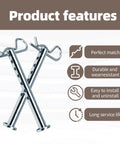 R Clip And Clevis Pin Set With One Quarter Inch Diameter And Two And A Half Inch Length Includes Six Clevis Pins And Six R Clips Built To Last Rust Resistant