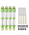 Lengthened Fifty Nine Millimeter Aluminum Oil Filled RC Shock Absorber Upgrade With Three Spring Options for Traxxas Defender