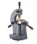 Built Tough Metal Wood Lathe Steady Rest Adjustable Mini Lathe Stabilizer Rock Solid Support For Long Turning Projects Zero Drama Gray Finish, close-up of the stabilizer design.