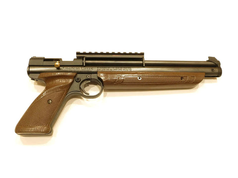 All Metal Firearms Grade Picatinny Scope Mount For Crosman 1377 1322 1377C P1377BR 362 American Classic Airguns on brown pistol grip