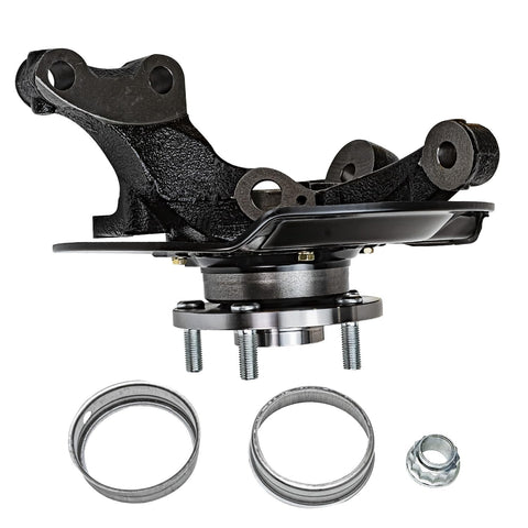Front Left Steering Knuckle And Wheel Hub Bearing Assembly For 2004 2005 2006 Toyota Camry 2.4L Driver Side Replacement