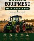 Heavy Equipment Maintenance Logbook For Tractors And Fleet Vehicles: Preventative Inspections cover with tractor image