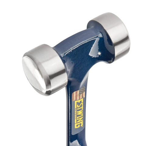 Lineman's 40 oz Hammer For Electricians And Pros With Smooth Face And Shock Reduction Grip, One Piece Forged Construction close-up