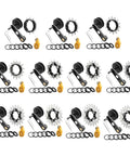Upgrade Your Ride With This Sleek Single Speed Derailleur Chain Tensioner To Keep Your Chain Locked Tight And Slash The Odds Of A Pesky Drop While You Cruise. Made From Light Aluminum Alloys For Durability And An Easy Adjustable Fit, It Lets Any. single speed bike chain tensioner with 12-tooth pulley, aluminum and steel parts, shown in multiple colors