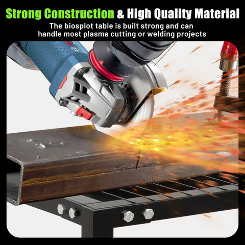 32 Inch Plasma Cutting Table With 21 Inch Wide Slatted Top And 30 Inch Long Work Surface 250 Lb Capacity Replaceable Slats