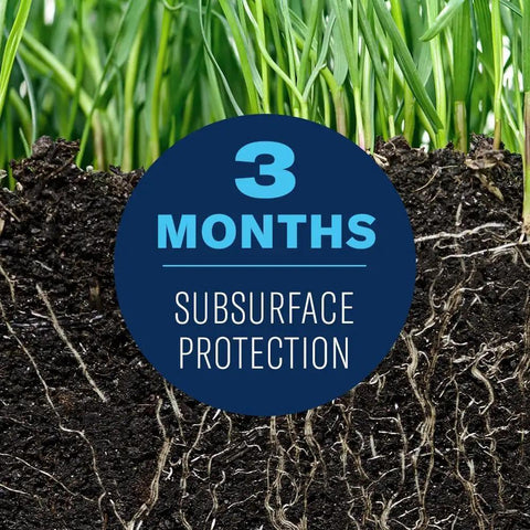 Complete Insect Killer For Soil And Turf 10 Lb Granules Kills Surface Insects Grubs And Ticks With Two Way Formula, subsurface graphic