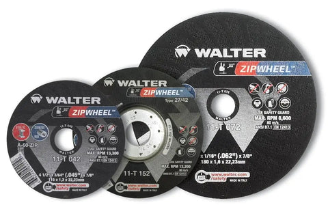 Heavy-Duty Cut-Off Disc Zip Wheel 9 Inch Industrial Grade Cutting Disc For Steel And Stainless, 9x3/64x7/8 T1 shown in set