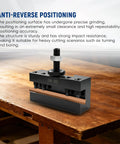 CXA 250 302 Quick Change Turning Tool Holder for CNC Lathes with 13 to 18 Inch Swing on wooden table