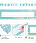 Bulk 60 Sheets Rustic Classroom Name Plates For Desks And Tags Die Cut Flat Nameplates For Kids Teaching Tools Office Decor