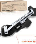 Front Windshield Wiper Motor And Linkage Assembly For Chevrolet Equinox And Gmc Terrain 2010 To 2017 showing linkage and motor detail.