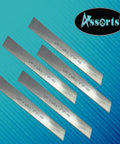 Set Of 5 HSS Trapezoid Lathe Blades One Eighth By Three Quarter By Six Inches For Parting Cut Off And Tool Holders Hardened