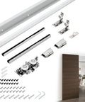 Concealed Sliding Barn Door Hardware Kit With Soft Close For 40 To 44 Inch Passage Opening Hidden Sliding Door Hardware Pack