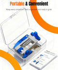 2 In 1 Bike Hydraulic Brake Tool Kit With Needle Driver And Hose Cutter Pro Grade Aluminum Alloy Build in clear case