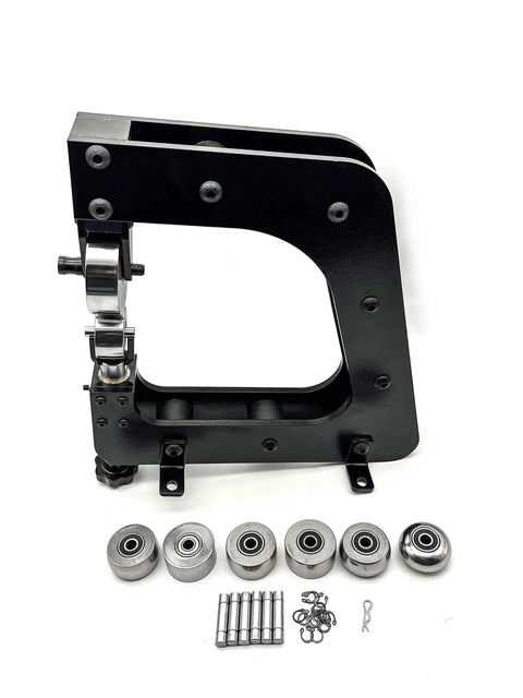 8 Inch Throat Depth English Wheel Built For Serious Sheet Metal Fabbing Featuring Fully Rotating Heads And A Micro Adjustable Anvil To Knock Out Steel And Aluminum Panels Like A Boss