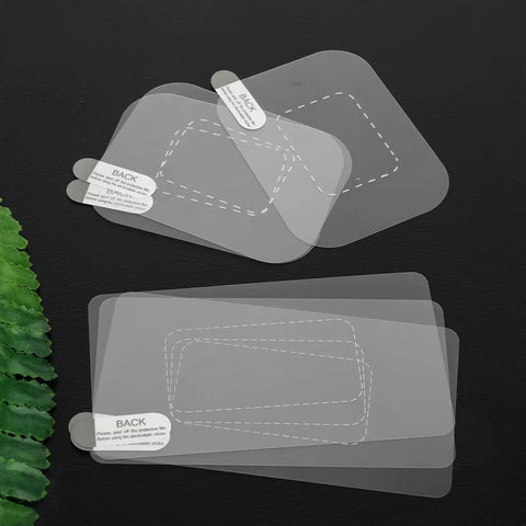 8 Pack Dashcam Windshield Sticker Set Electrostatic Adhesive Shields on black surface
