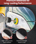 Ultra Handy 120Pc 3 Inch Sanding Discs Kit For Drill Rotary Tool And Grinder polishing headlight with drill and pad attachment.