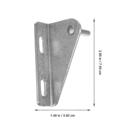 Heavy Duty Stainless Steel Refrigerator Door Hinges 28mm Pivot Distance Two Pack Freezer Door Replacement Parts