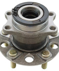 Close-up of Rear Wheel Bearing And Hub Assembly Set For 2007 2013 Mitsubishi Outlander AWD And 2012 2015 Lancer SE Plus 2016 2017 Lancer AWD Two Piece Replacement Kit Driver And Passenger Sides