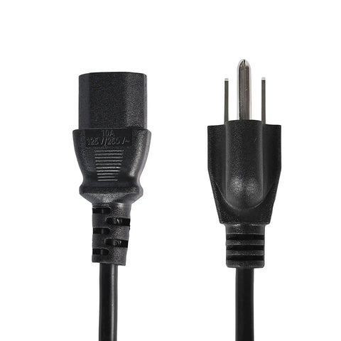 Beefy 13.8V DC Ham Radio Bench Power Supply, Fixed 30A Output power cable with USA plug and socket