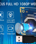 USB Camera Module With Autofocus 2MP 1080p FHD Industrial Grade Webcam 100fps High Frame Rate displaying features.