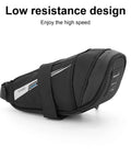 Ultralight Under Seat Bike Saddle Bag For Road Bikes Waterproof Pouch With 0.4 Liter Capacity Wedge Pack No Tools Needed