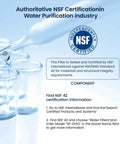 Replacement Water Filter And Air Purification Cartridge Combo Pack For Sub Zero 4204490 And 4290510 certification display.
