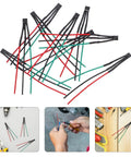 High Temperature Hall Effect Sensor Kit With Copper Leads 9 Pack For Electric Vehicle Motors Industrial Equipment And Power Tools Hella Precise Signal Transmission For Better Motor Efficiency In Harsh Environments., 9-pack wires in red, black, and green