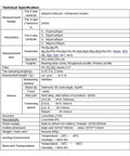Technical specifications of Heavy Duty Portable Surface Roughness Tester Plug And Ready Setup Quick Charge And Bright Lcd Screen Pro Grade Digital Gauge.