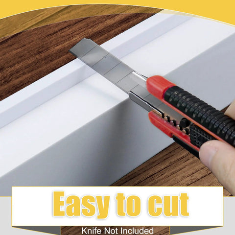 Cutting 2 Pack U Shape Window AC Foam Block With Weather Seal Tape Curtain Side Draft Stopper Stop Cold Drafts And Air Leaks All Season Insulation For Midea Window AC Units