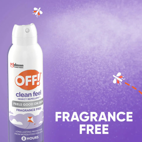 Clean Feel Insect Repellent Aerosol With 20 Percent Picaridin For Mosquitoes Ticks And Flies Long Lasting DEET Free Protection