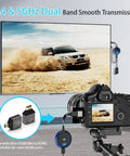 Wireless HDMI Transmitter And Receiver 4K Kit With 165Ft Range for Camera to TV screen mirroring car video