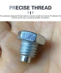 Close-up of Heavy Duty Car Floor Jack Handle Bolt showing precise thread design for secure fit in hydraulic pressure rods.