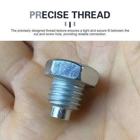 Close-up of Heavy Duty Car Floor Jack Handle Bolt showing precise thread design for secure fit in hydraulic pressure rods.