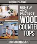 Image of wood countertops cared for with All Natural Beeswax Countertop Care For Soapstone Slate Concrete Composite And Wood Butcher Block Surfaces Food Safe Chemical Free Non Toxic Long Lasting Less Greasy Than Mineral Oil 6 Oz Tin.