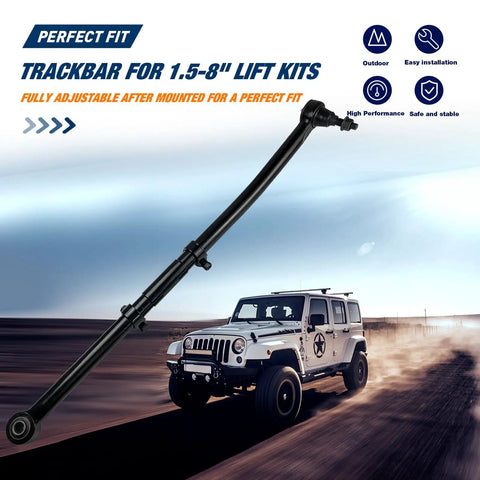 Ford 1.5-8 Inch Lift Adjustable Front Track Bar For F250 F350 Super Duty 4X4 Suspension Forged Steel Front Axle Stabilizer Upgrade For Off Road Toughness And Precise Alignment on Jeep-style 4x4