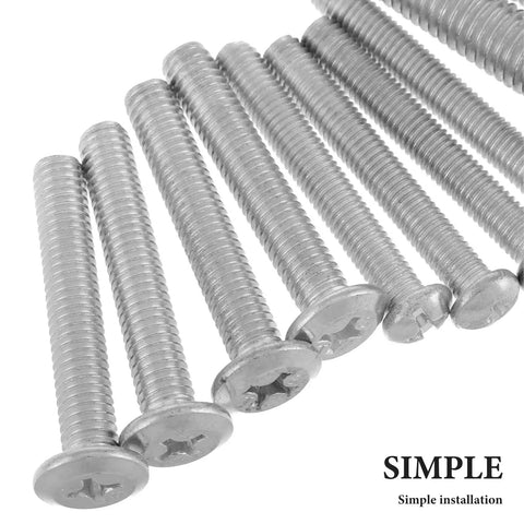 Heavy Duty Wall Mount Screw Kit 88 Piece Set For TVs With Complete Hardware Easy Install Picture Hanging Screws close up