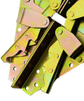 Close-up of Folding Bed Lift Hinge With 3 Position Angle Mechanism Self Locking Lazy Sofa Support, metal components detail