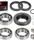 Rear Differential Bearing Seal Kit for Rubicon 500 TRX500FA FGA and Foreman 450 TRX450FE FM and Foreman 400 TRX400FW 2001 2004